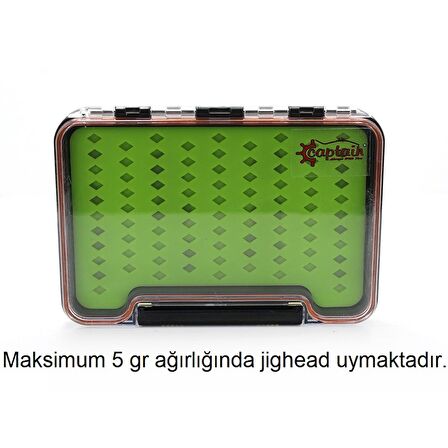 Captain 7201 Profesyonel Lrf Jighead Kutusu 13.8x9.6x1.5cm