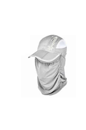 Fisherman Style Cap JF-06 Katlanır Fileli Şapka + Çıkarılabilir Yüz Koruma