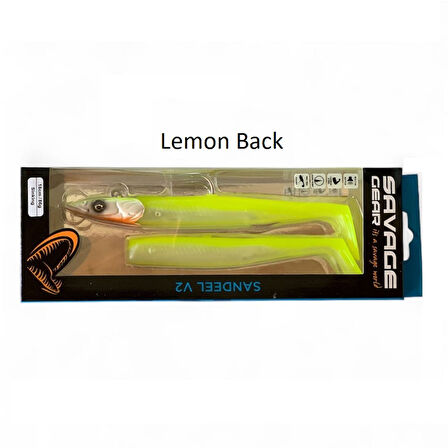 Savage Gear Sandeel V2 18cm 86gr 2+1 Lemon Back Silikon Suni Yem
