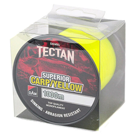 Dam Tectan Superior 1000mt 0.30mm Carp/Yellow Monofilament Misina