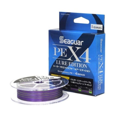Seaguar Lure Edition PE 4 Örgü 0.25PE 150mt Multi Color LRF İp Misina