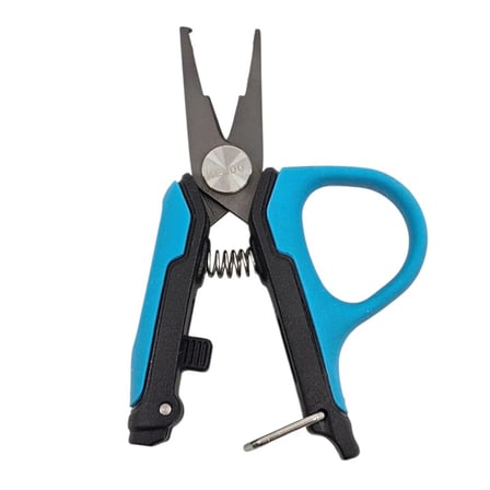 Kendo Fishing Line Cutter W/Split Ring Opener Kilitli Balıkçı Makası 3.3'' (8.4cm)