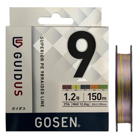 Gosen Guidus X9 150mt 1.2PE Multicolor 9 Kat Örgü İp Misina