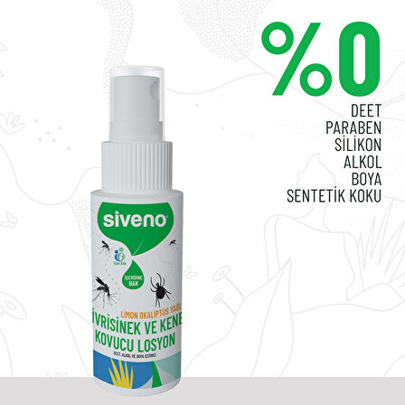 Siveno Sivrisinek Ve Kene Kovucu Sprey Krem 50 ml & Siveno %100 Doğal Super Stick 6 G Set