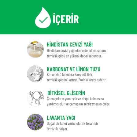 Siveno  Doğal Çamaşır Sabunu Lavanta Yağlı Kendinden Yumuşatıcılı Bitkisel Deterjan 1000 Ml X2