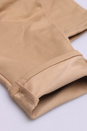 Likralı Penye Beli Lastikli Çocuk Okul Pantolonu - 26Y 1001