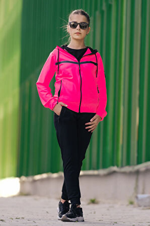 Unısex Dalgıç Kumaş Kapüşonlu Eşofman Takımı ESF-600