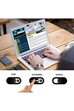 3 Adet Web Kamera Kapatıcı - Webcam Cover Gizliliğiniz Için Güvenli Kullanım