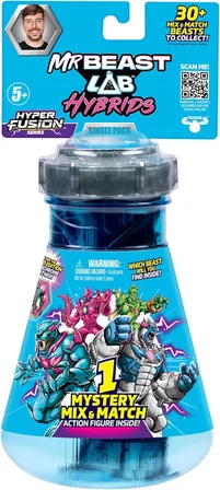 MrBeast Lab Hybrids Karakter Figürü 10 cm Sürpriz Paket Eklemli Oyuncak