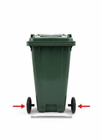 Çöp Konteyner Tekeri 120 LT  240 LT Uyumlu 2 ADET)
