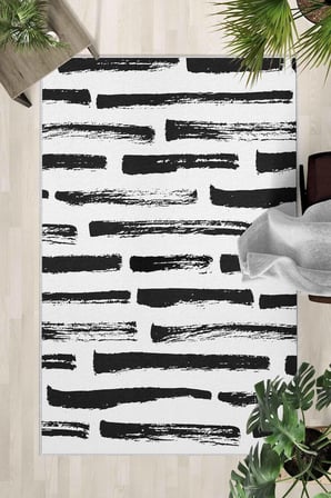 Kaymaz Taban Yıkanabilir Halı – Mutfak, Salon, Yatak Odası için Modern Dijital Baskı Halı (SLNHALI76