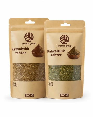Promar Kahvaltılık Zahter Seti – Yeşil Zahter & Halep Kırmızı Zahter 2 x 200 G