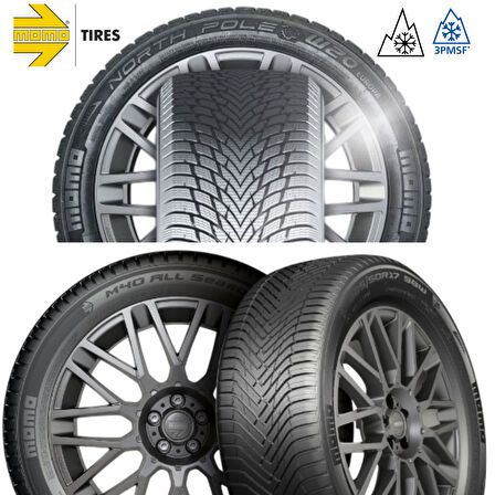 Kormetal Tesla Model Y Uyumlu DY1289 19" Jant 4 Adet + Momo 255/45R19 Kış Lastiği 4 Adet ( Üretim Yılı: 2025 )