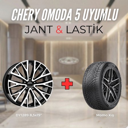 Chery Omoda5 Uyumlu Momo235/45R19 Kış Lastiği 4 adet Yılı:2025+DY1289 BD 19"Jant 4 Adet