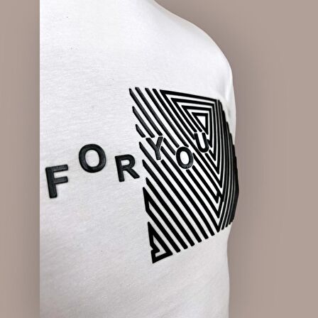Erkek  Baskılı Yumuşak Pamuklu T-Shirt