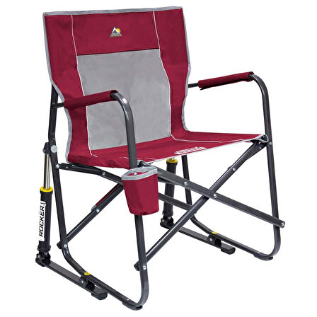 Gci Outdoor Freestyle Amortisörlü Katlanır Kamp Sandalyesi BORDO