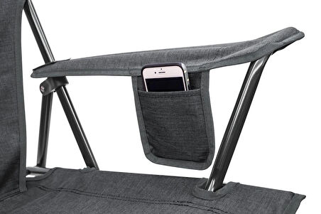 Gci Outdoor Comfort Pro Chair™ Katlanır Kamp Sandalyesi Gri Melanj