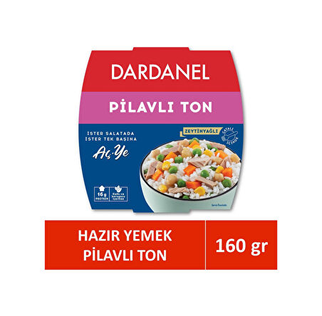 Dardanel Aç Ye Pilavlı Ton Balığı 160 G