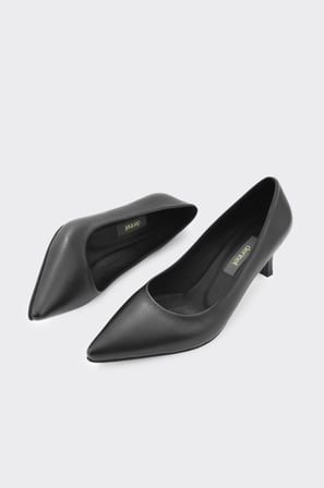 Hakiki Deri Topuklu Kadın Stiletto