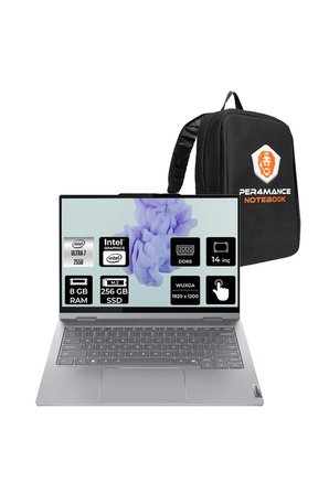 ThinkBook 14 G5 IAU Ultra 7 255U 8GB 256GB SSD 14" WUXGA FDOS İkisi Bir Arada Notebook