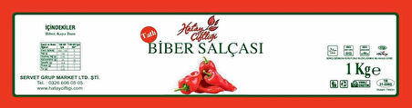Biber Salçası Tatlı 1000Gr