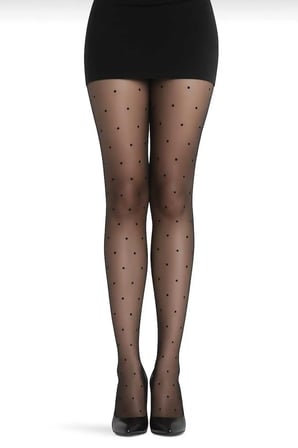 Stil Model Siyah İnce Külotlu Çorap - Style Pantyhose