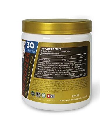 Swiss Pharmaceuticals Poison DMAA Special Dmaa Formul Preworkout