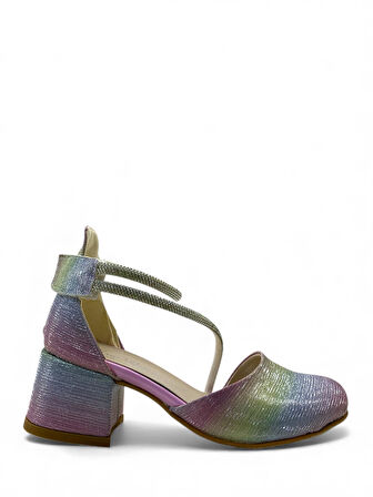 773 Kız Çocuk Topuklu Abiye Ayakkabı