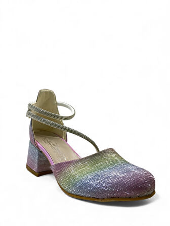 773 Kız Çocuk Topuklu Abiye Ayakkabı