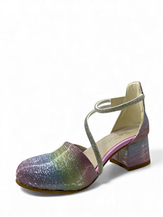 773 Kız Çocuk Topuklu Abiye Ayakkabı