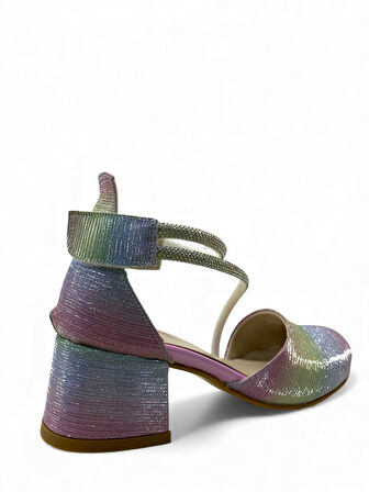 773 Kız Çocuk Topuklu Abiye Ayakkabı