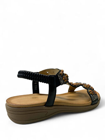 7053 Kadın Anatomik Taşlı Sandalet