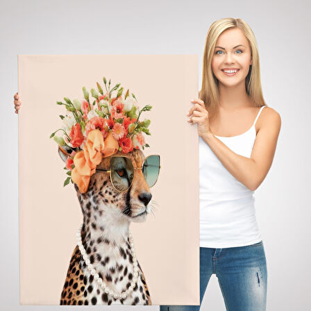 Kokoş Çıta, Çiçek Taçlı Sosyetik Çita Tablosu-6322