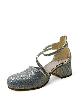 773 Kız Çocuk Topuklu Abiye Ayakkabı