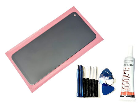 Tecno Camon 12 Air Lcd Ekran Dokunmatik Orijinal + B-7000 Tamir Seti