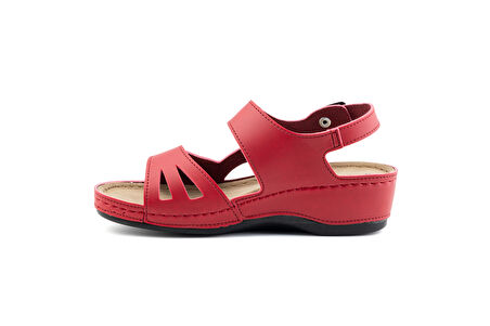 ComfortOrtho Rahat 1818 – Ortopedik Vegan Deri Kadın Sandalet