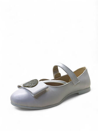 303-1 Kız Çocuk Taşlı Babet