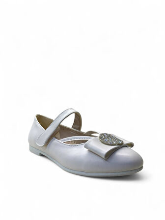 303-1 Kız Çocuk Taşlı Babet