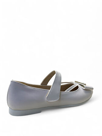 303-1 Kız Çocuk Taşlı Babet