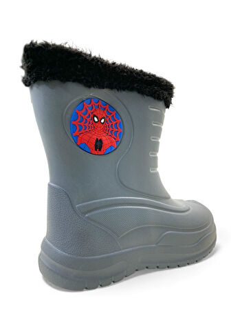 Spıderman 933 Erkek Çocuk İçi Tüylü Yağmur Çizmesi