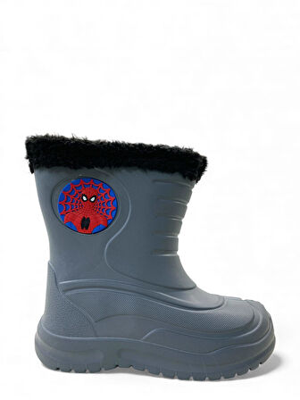 Spıderman 933 Erkek Çocuk İçi Tüylü Yağmur Çizmesi