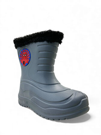 Spıderman 933 Erkek Çocuk İçi Tüylü Yağmur Çizmesi