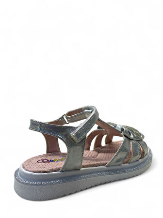 516 Kız Çocuk Taşlı Sandalet