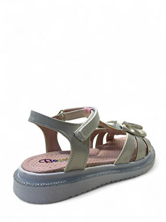 516 Kız Çocuk Taşlı Sandalet