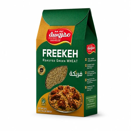 Mahruse Freekeh 800 g + Mahmood Rice Basmati 1121 Sella 900 g İkili Set