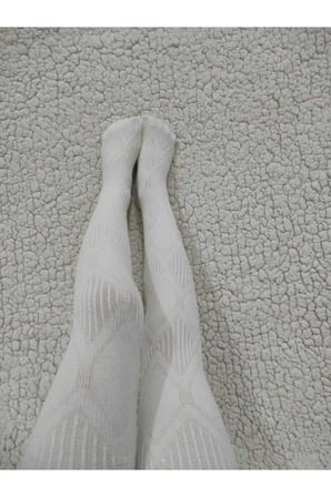Triko Ayda Pamuklu Cotton Kız Çocuk Vanılya Külotlu Çorap