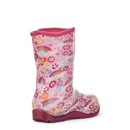 514 Çocuk Okul Öncesi Sıcak Astar Yağmur Çizmesi