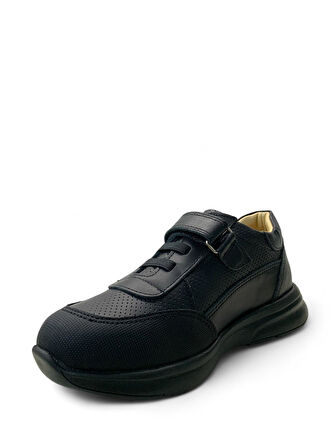 808 Hafif Erkek Çocuk Deri Okul Ayakkabısı