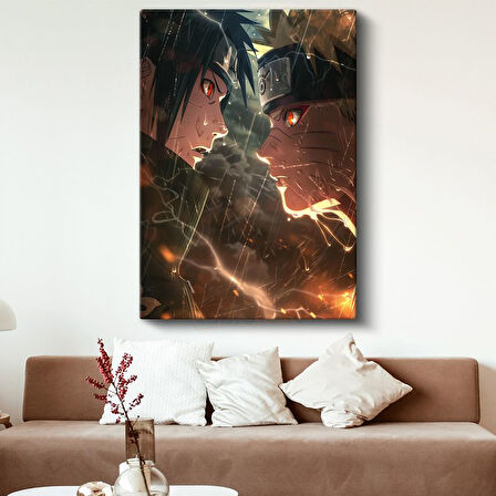 Kader Karşılaşması - Ninja Düellosu Anime Kanvas Tablo