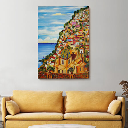 Roberto Gagliardi'nin Positano İsimli Tablosu-6328